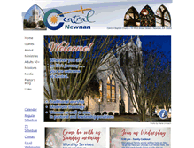 Tablet Screenshot of centralbaptistnewnan.org
